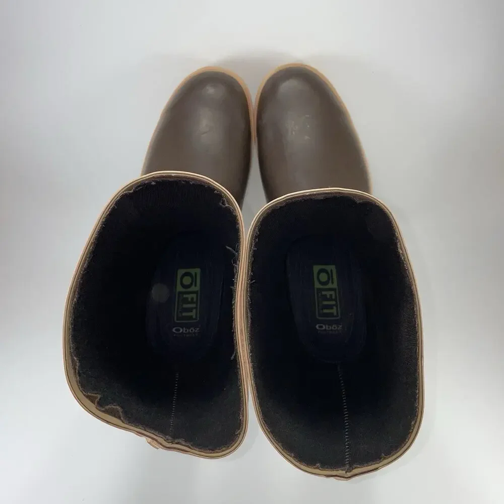 Xtratuf Legacy 12” Deck Boots Brown Mens Size 14 Waterproof Fishing Rubber Welly